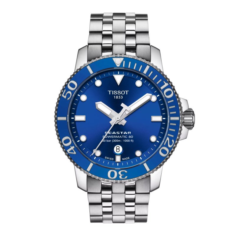 Tissot Seastar 1000 Powermatic 80 Automatic Watch 43mm