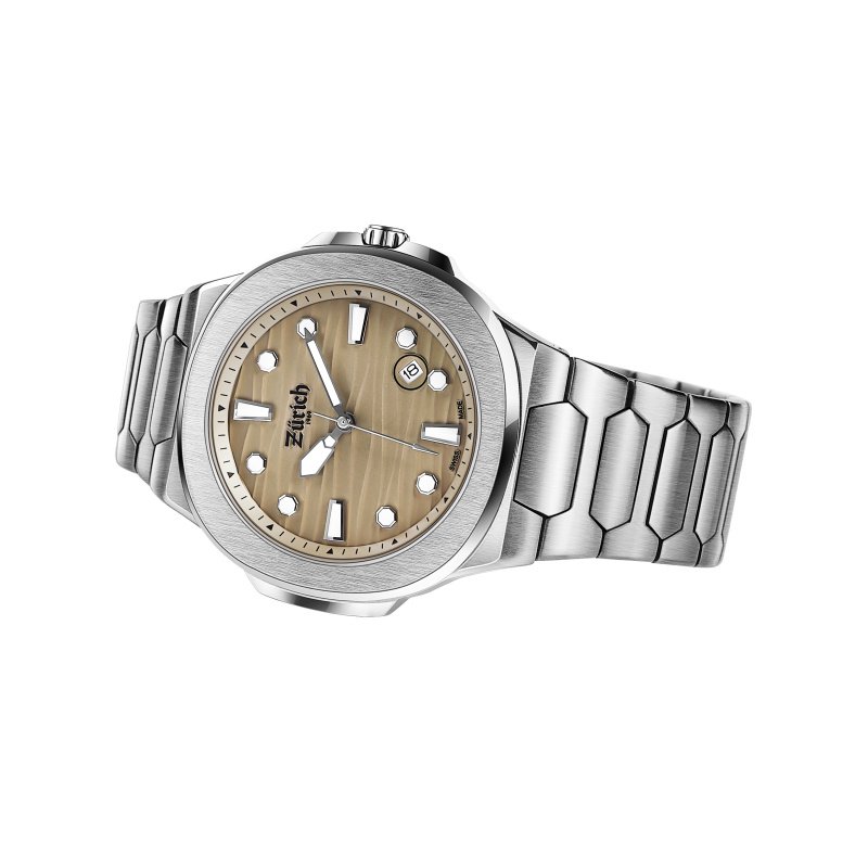 Zurich Daydate Silver Quartz Watch 40mm - Image 4
