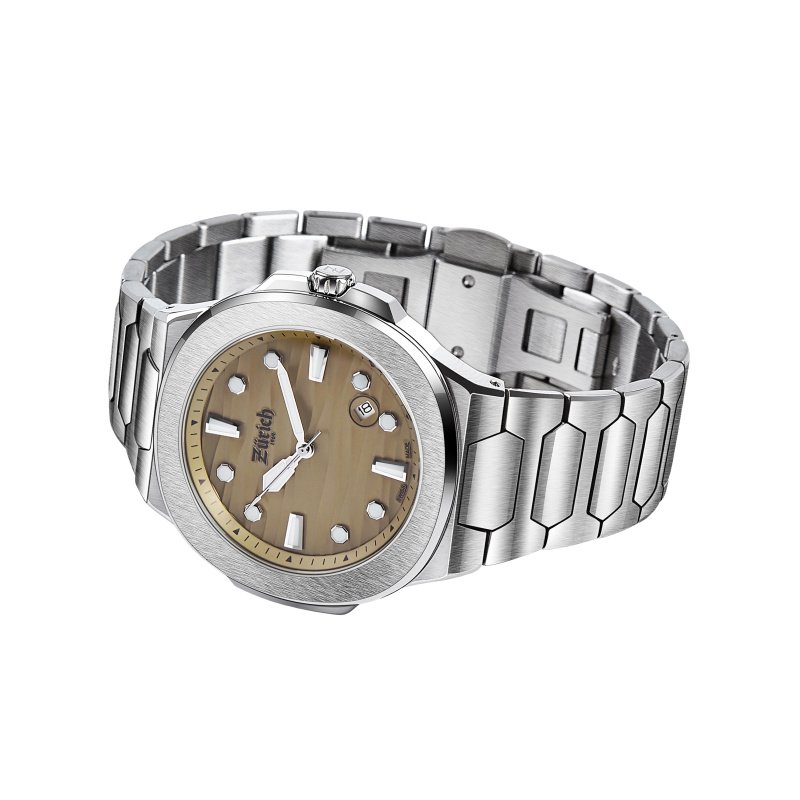 Zurich Daydate Silver Quartz Watch 40mm - Image 3
