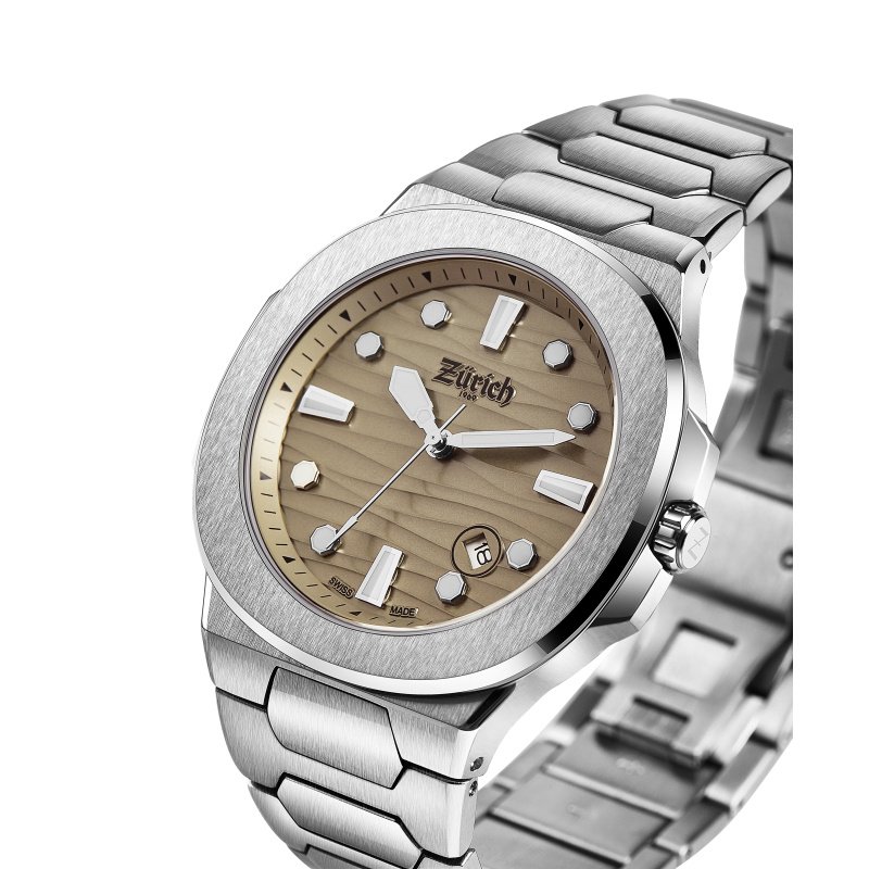 Zurich Daydate Silver Quartz Watch 40mm - Image 2