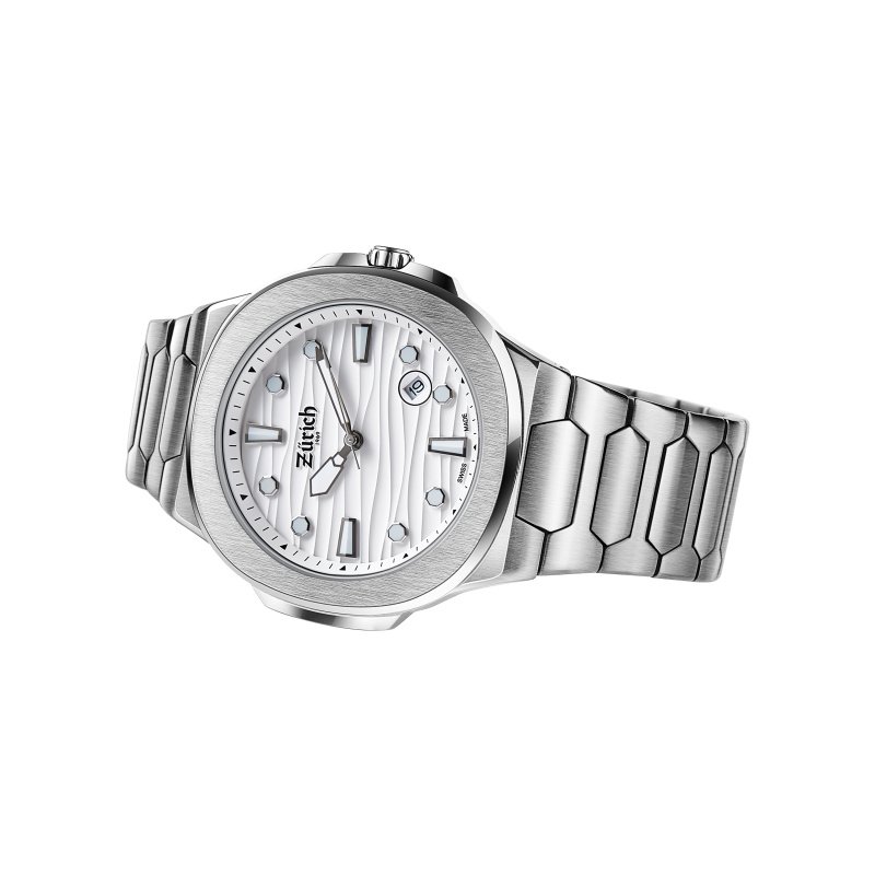 Zurich Daydate Snow Quartz Watch 40mm - Image 4