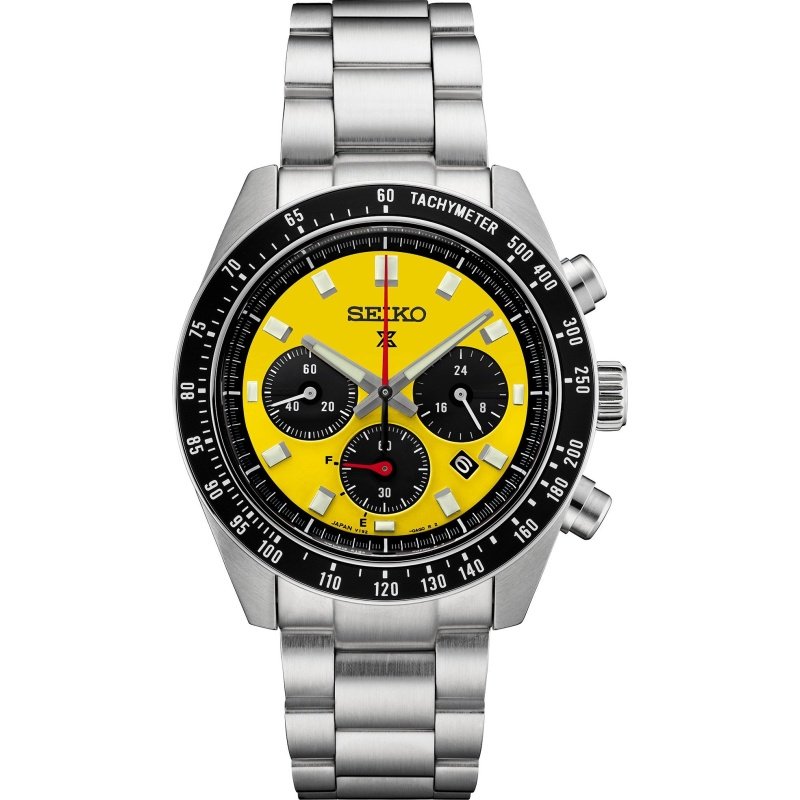 Seiko Prospex Speedtimer Solar Chronograph Watch 41.4mm
