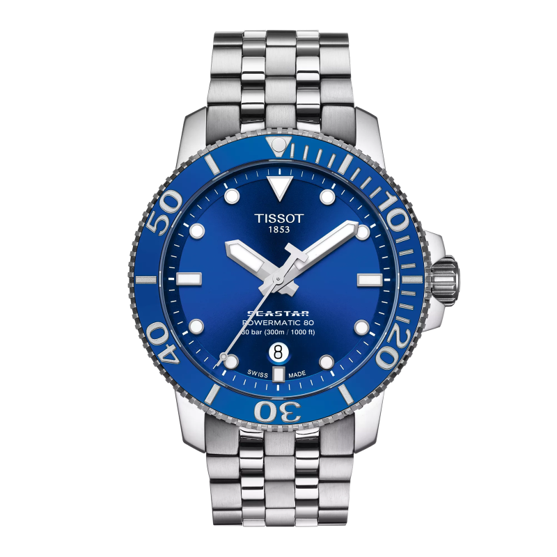 Tissot Seastar 1000 Powermatic 80 Automatic Watch 43mm