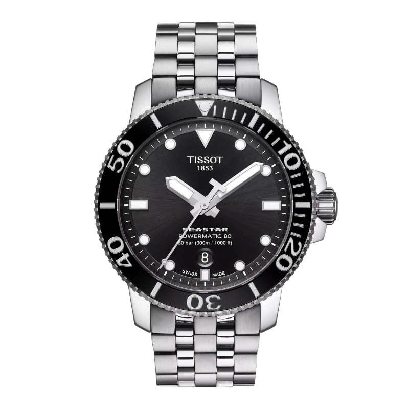 Tissot Seastar 1000 Powermatic 80 Automatic Watch 43mm